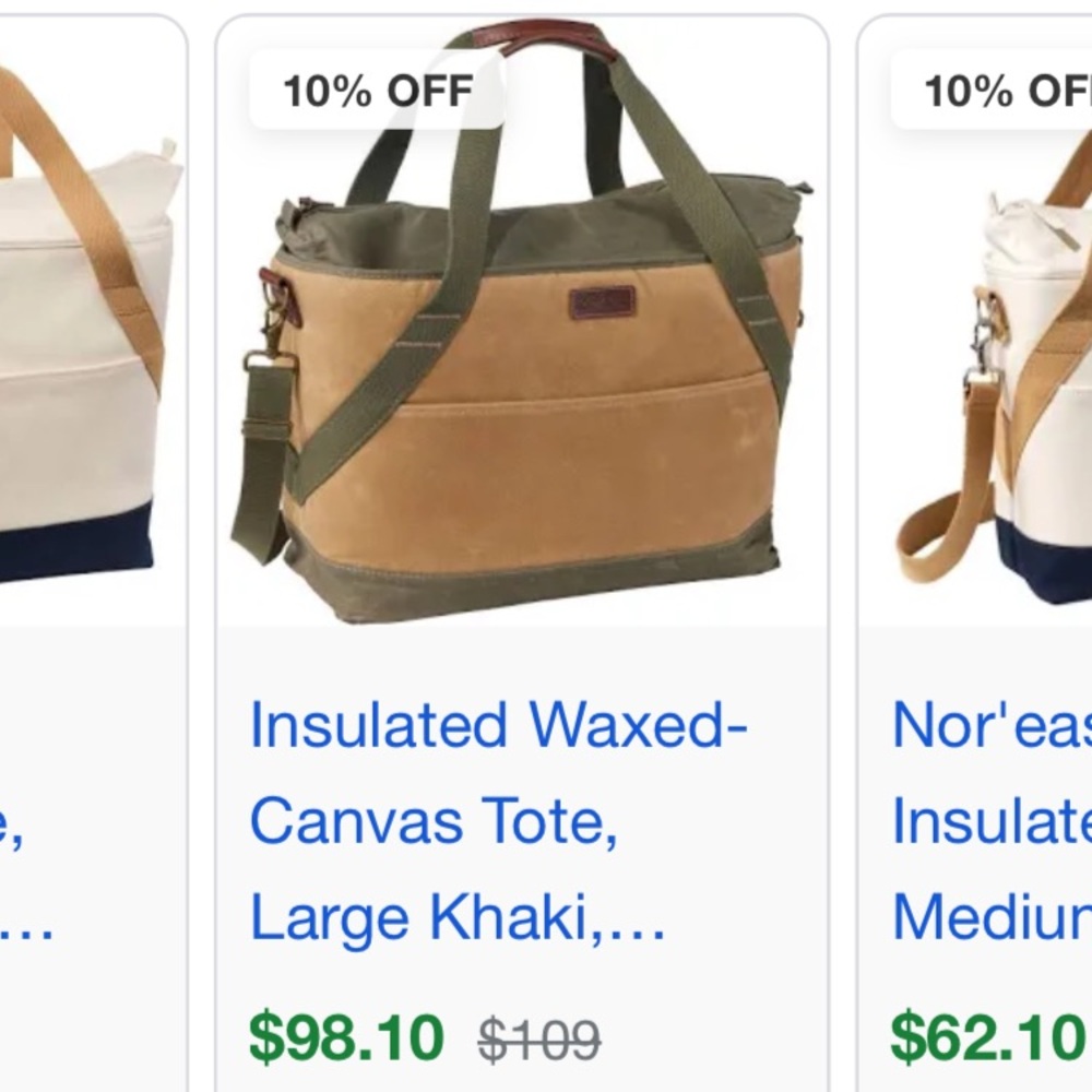 LLBEAN COOLER BAG